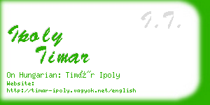 ipoly timar business card